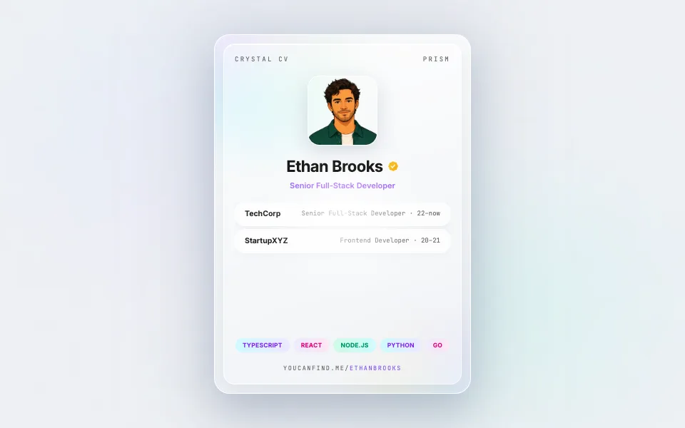 Prism Card
