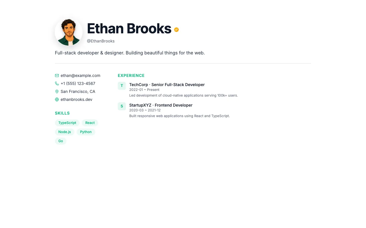 Full-width Header