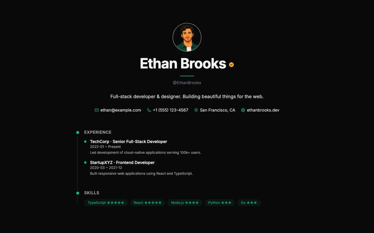 Resume Timeline